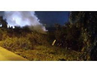 Doğalgaz borusu patladı, sızan gaz cep telefonu kamerasıyla görüntülendi