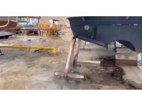 Kızaktayken sızdırdığı akaryakıt denize karışan tekneye 464 bin TL ceza