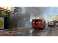 Soba karşısında kurumaya bırakılan süngerler yangına sebep oldu