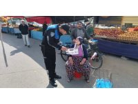 Polisten pazar esnafına ve vatandaşlara “dolandırıcılık ve hırsızlık” uyarısı