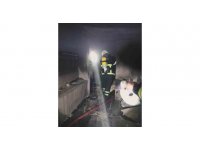 Konteynerde çıkan yangın büyümeden söndürüldü