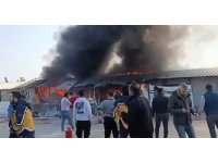 3 konteynerin alevlere teslim olduğu yangında, anne ve evladı yaralandı