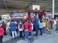 Dörtyol’da itfaiyecilerden, öğrencilere eğitim