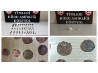 Hatay’da 81 adet sikke ele geçirildi