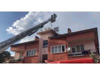 Burdur’da baca yangını paniğe neden oldu