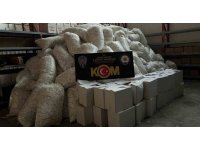 Adana’da 36 milyon 250 bin gümrük kaçağı makaron ele geçirildi