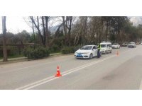 Jandarmadan 18 araca trafikten men cezası