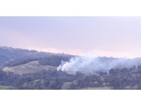 Osmaniye’de yıldırım düşen ormanlık alanda yangın çıktı