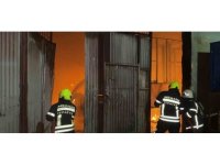 Tarsus’ta galvaniz kaplama tesisinde yangın
