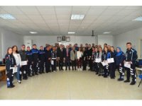 Alanya’da zabıta personeline yönelik 4 haftalık eğitim programı tamamlandı