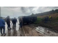 Hatay’da işçi servisi devrildi: 4 yaralı