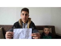 Yangın sonrası kapıya bırakılan mesaj tedirgin etti