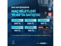 Adana Demirspor - Sivasspor maçının biletleri satışa çıktı
