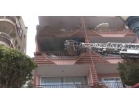 Apartman dairesinde çıkan yangın korkuttu