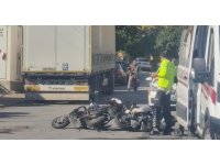 Alanya’da elektrikli bisiklet ile motosiklet çarpıştı: 1 yaralı