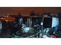 İskenderun’da konteyner yangını