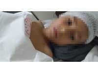 Okula yaptırılan hayrat çeşmenin mermer bloğu çöktü, 7 yaşındaki Eymen’in kaval kemiği kırıldı