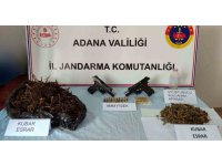 Adana’da 2 kilo 600 gram esrar ele geçirildi