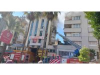 Personel yatakhanesinde çıkan yangın korkuttu