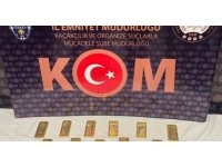 Piyasa değeri 33 milyon TL olan 12 kilogram gümrük kaçağı altın ele geçirildi