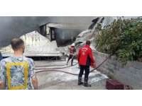 Mersin’de narenciye paketleme tesisinde yangın