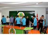 Alanyaspor’da bayramlaşma töreni yapıldı