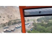 Antalya’da teleferikte mahsur kalan vatandaşlar o anları sosyal medyada paylaştı