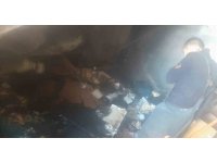 Defne’de çıkan ev yangını söndürüldü