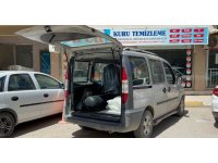 Aracında uyuşturucu olduğunu fark eden vatandaş, kendini ihbar etti