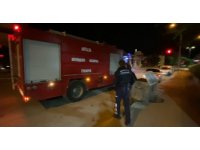 Tuvalette mahsur kalınca ekipleri alarma geçirdi