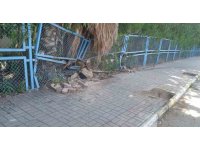 Alanya’da halk otobüsünün çarptığı kadın yaralandı