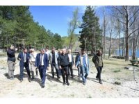 Gölcük Tabiat Parkı’nda düzenleme çalışması