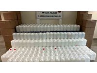 Antalya’da 3 ton kaçak alkol ele geçirildi