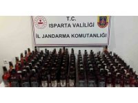 Satılmak üzere Isparta’ya getirilen 211 litre kaçak içki ele geçirildi