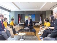 Başkan Seçer, öğrencilerle bir araya geldi