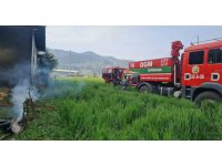 Burdur’da samanlıkta başlayan yangın eve sıçradı, büyük çapta maddi hasar meydana geldi