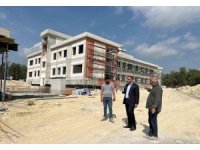 Mezitli Devlet Hastanesi inşaatında çalışmaların yüzde 40’ı tamamlandı