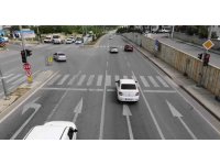 Alanya’da jandarmadan dron destekli trafik uygulaması