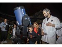 Çocuklar Mercan’da ilk kez ’Gece Gözlem Etkinliği’ne katıldı