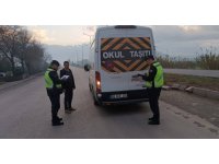 Osmaniye’de jandarmadan okul servislerine denetim