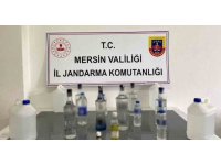 Mersin’de sahte içki üreten şahıs yakalandı