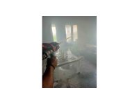 Belen’de çıkan ev yangını söndürüldü