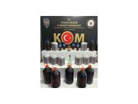 Isparta’da 105 litre sahte alkol ele geçirildi