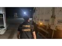 Osmaniye’de durdurulan tırda 41 kilo 600 gram uyuşturucu ele geçirildi