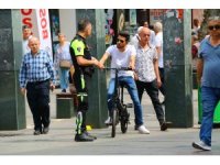 Yaya yolunu işgal eden motosiklet, scooter ve araçlar 7/24 denetleniyor