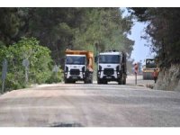 Büyükşehir Belediyesi, kırsalda asfalt sezonuna Erdemli’den başladı