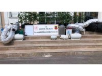 Apartmanda iklimlendirme sistemiyle uyuşturucu imalatına jandarma darbesi