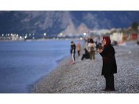 Hıdırellez’de Konyaaltı sahiline akın ettiler