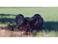 Burdur’da kullandığı ATV’nin altında kalan yaşlı adam hayatını kaybetti