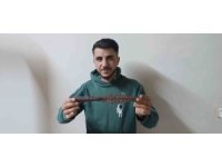 Mantar aramaya giden genç tarihi mızrak ucu buldu